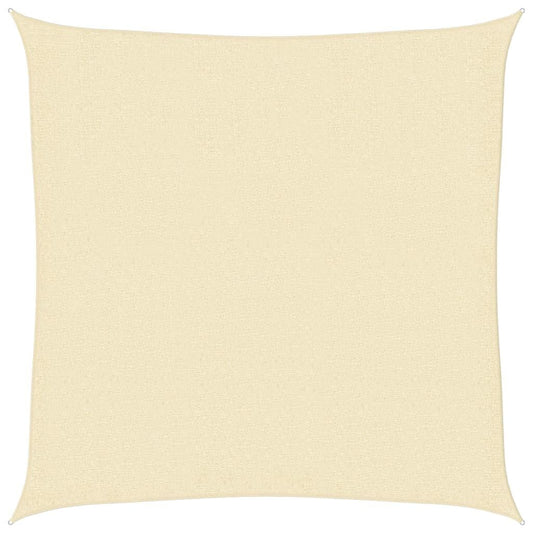 Vidaxl Toldo De Vela Crema Hdpe 160 G/m² 3x3 M_0