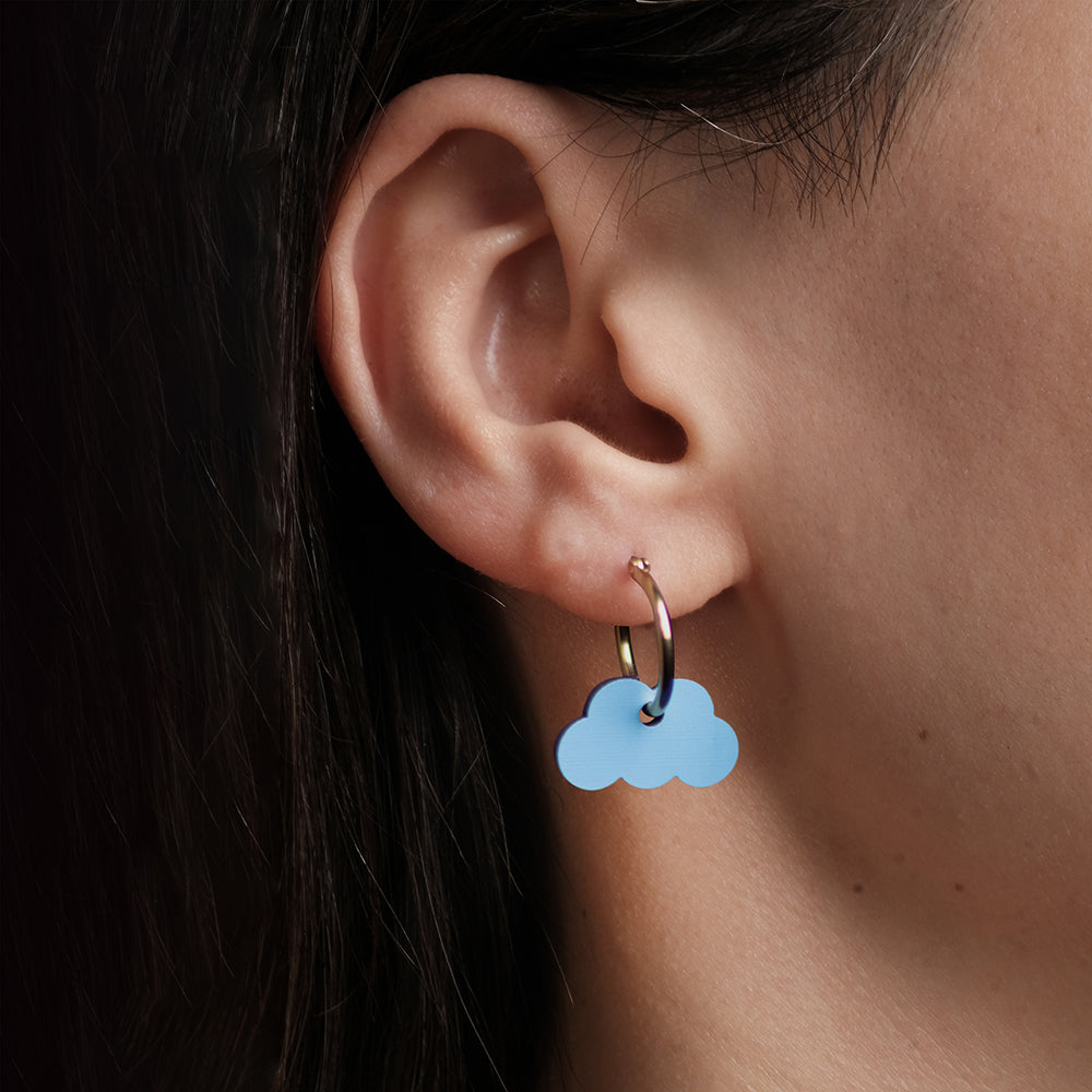 Pendientes Cloud And Bolt De Madera | Joyería Artesanal, Ligera Y Elegante | Diseño Natural Y Original_3
