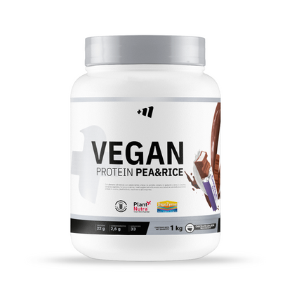 Vegan Protein Pea &amp; Rice (guisante Y Arroz) - 1kg - Chocolate - Proteína Vegana - Masmusculo_0