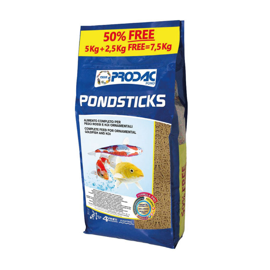 Alimento Para Peces Medianos Y Grandes De Estanque Pondsticks 7,5 Kg_0