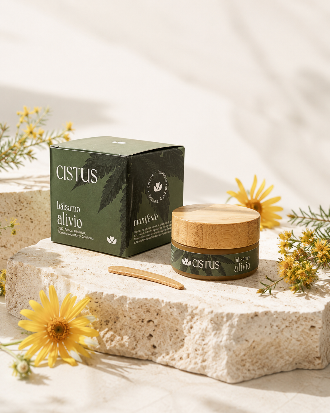 Bálsamo de masaje para molestias musculares y articulares con 10% CBD, Árnica e Hipérico | ALIVIO 30 ml_5