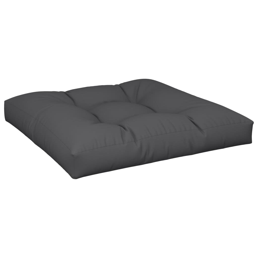 Vidaxl Cojines Para Palets 2 Unidades Tela Negro_4