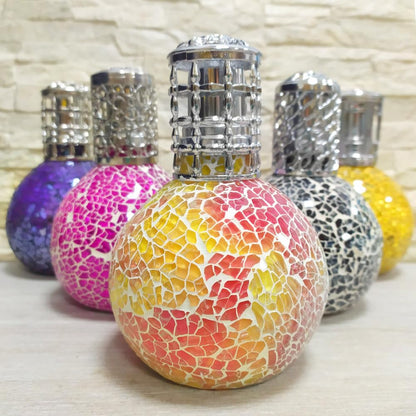Lámpara Catalítica Mosaico Bicolor + Aroma Peach Velvet 500ml - Elimina Malos Olores, Impurezas Y Perfuma_4