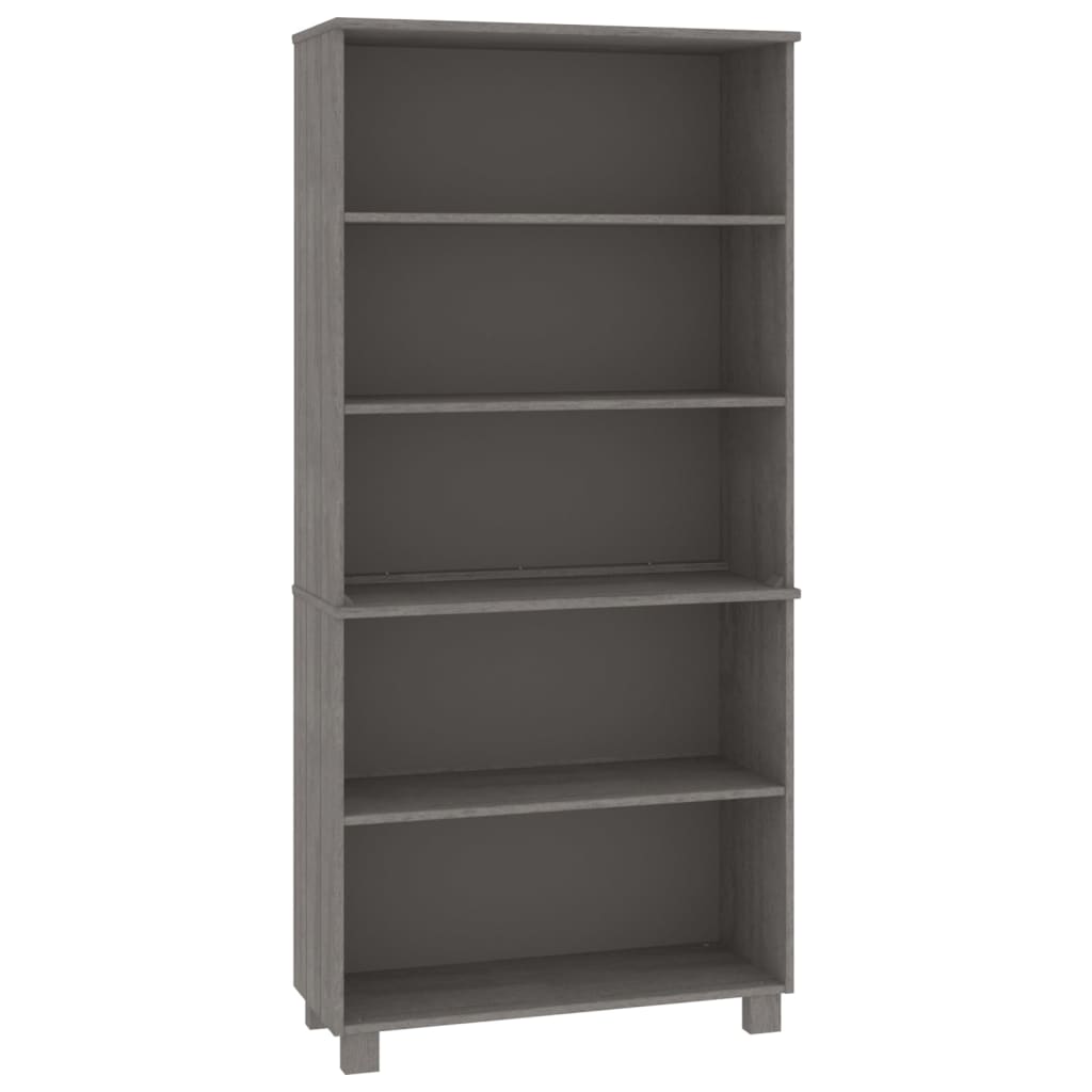 Aparador Hamar Madera De Pino Maciza Gris Claro_1