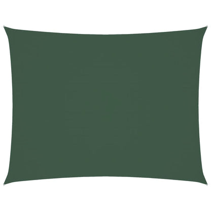 Vidaxl Toldo De Vela Rectangular Tela Oxford Verde Oscuro 4x5 M_0