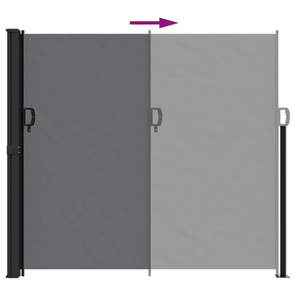 Vidaxl Toldo Lateral Retráctil Negro 180x500 Cm_4