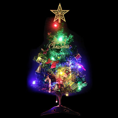 Vidaxl Mini Árbol De Navidad Artificial Con 30 Luces Led Verde 60 Cm_1
