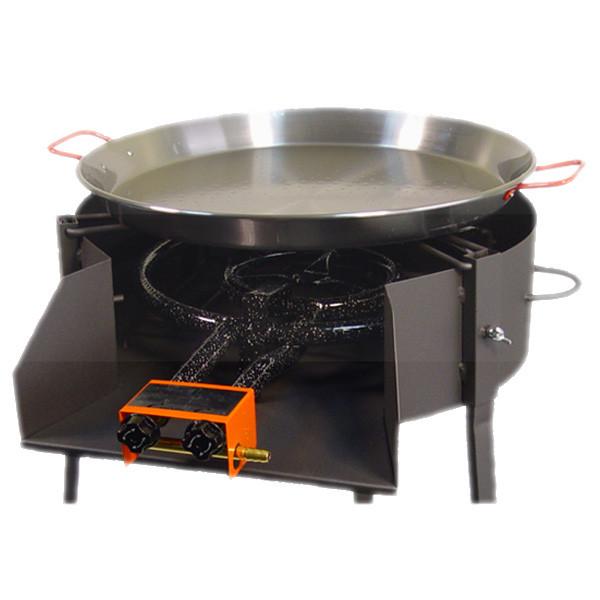 Barbacoa de carbón con Soporte para Paella Imex el Zorro 75x60