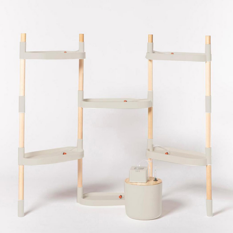 Soporte Para Macetas Modular I Personalizable Citysens; Color Gris Claro; 6 Bandejas