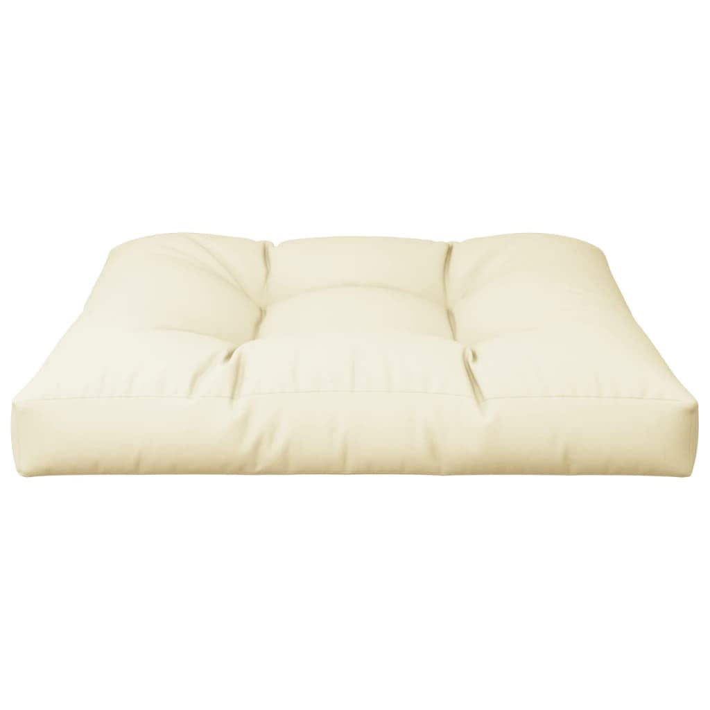 Vidaxl Cojín Para Sofá De Palets Tela Crema 80x80x12 Cm_4