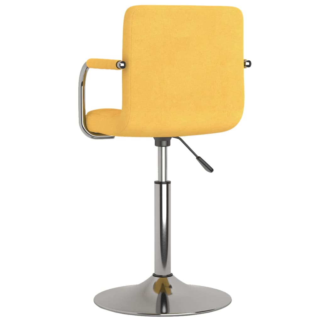 Taburete De Cocina De Tela Amarillo_3
