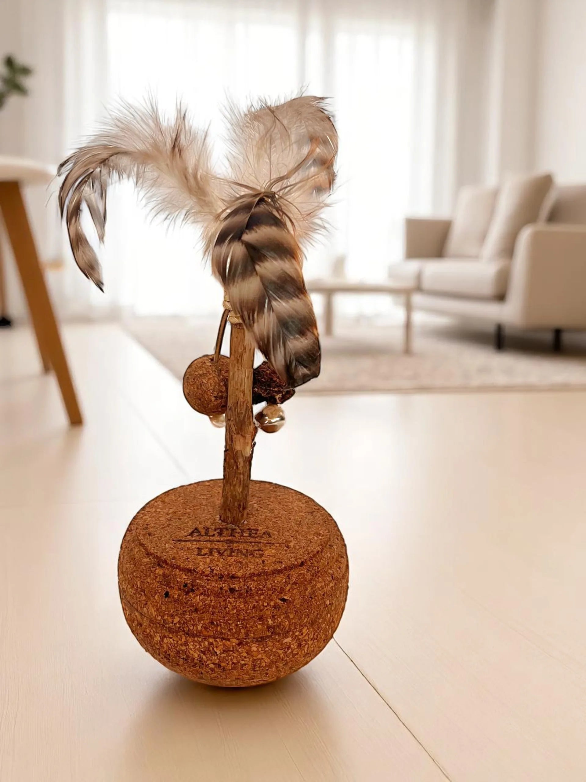 Juguete Para Gatos Vela, Corcho Natural_3