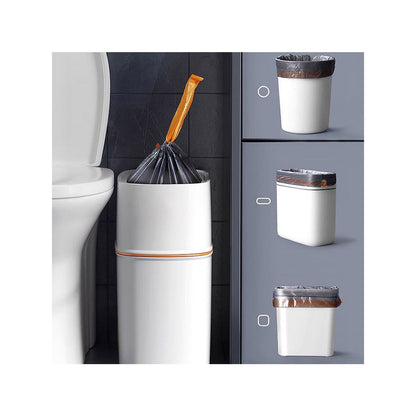 Joybos - 5 Rollos De Bolsas De Basura Negras Con Cordón