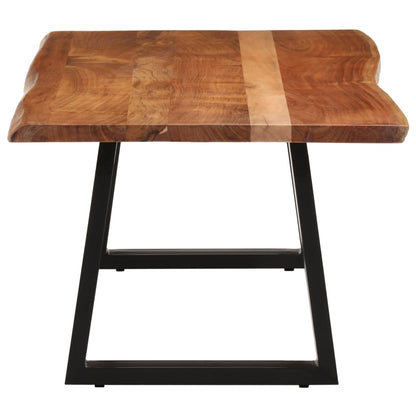 Mesa De Centro Madera Maciza Acacia 110x55x40 Cm_1