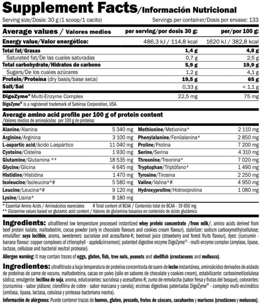 100% Predator Protein - 4kg - Vainilla - Proteina De Suero Whey - Amix Nutrition_5