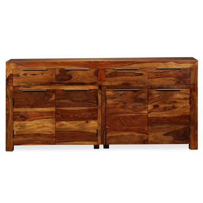 Aparador De Madera Maciza De Sheesham 160x35x75 Cm_1