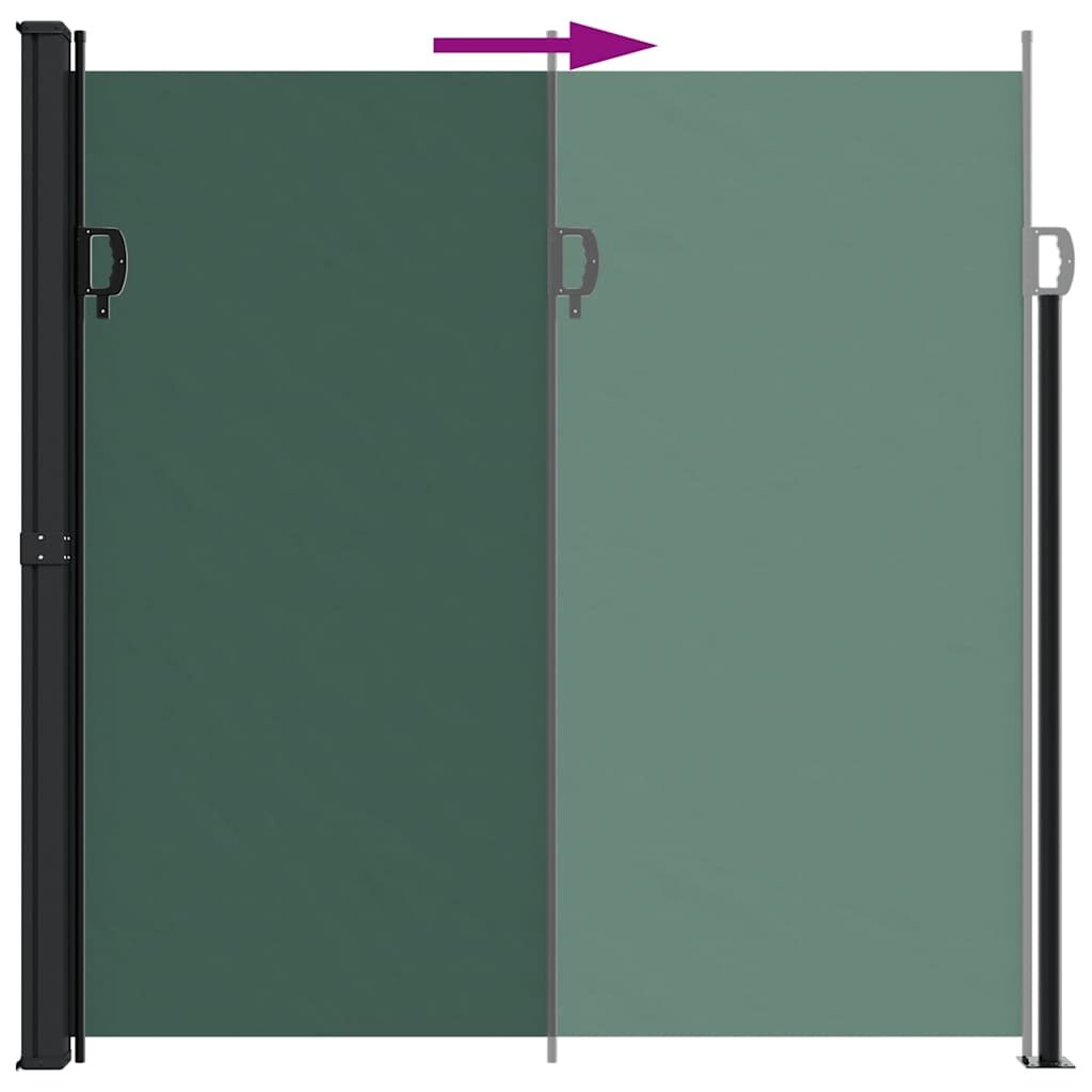 Vidaxl Toldo Lateral Retráctil Verde Oscuro 200x500 Cm_4