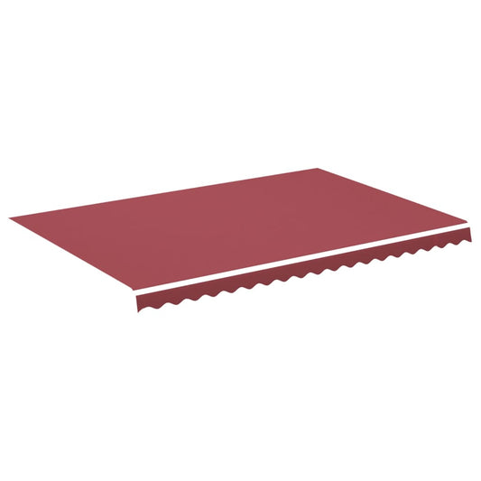 Tela De Repuesto Para Toldo Rojo Burdeos 4,5x3 M Poliéster_0