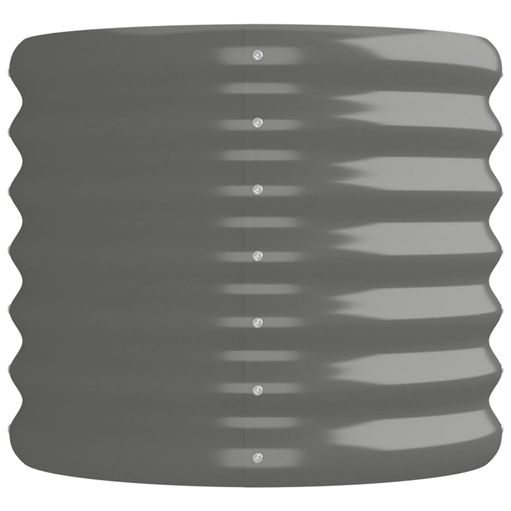 Jardinera De Acero Galvanizado Gris 152x40x36cm_3