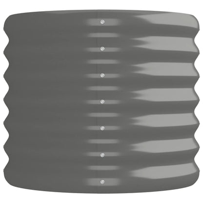 Jardinera De Acero Galvanizado Gris 152x40x36cm_3
