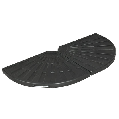 Outsunny Peso Para Base De Sombrilla En Voladizo De 2 Piezas 28 Kg 92x92x5 Cm_0