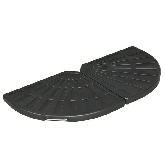 Outsunny Peso Para Base De Sombrilla En Voladizo De 2 Piezas 28 Kg 92x92x5 Cm_0