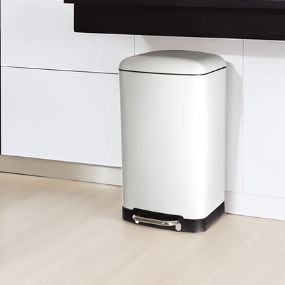 Wellhome Cubo Ariane Metal Blanco 30l