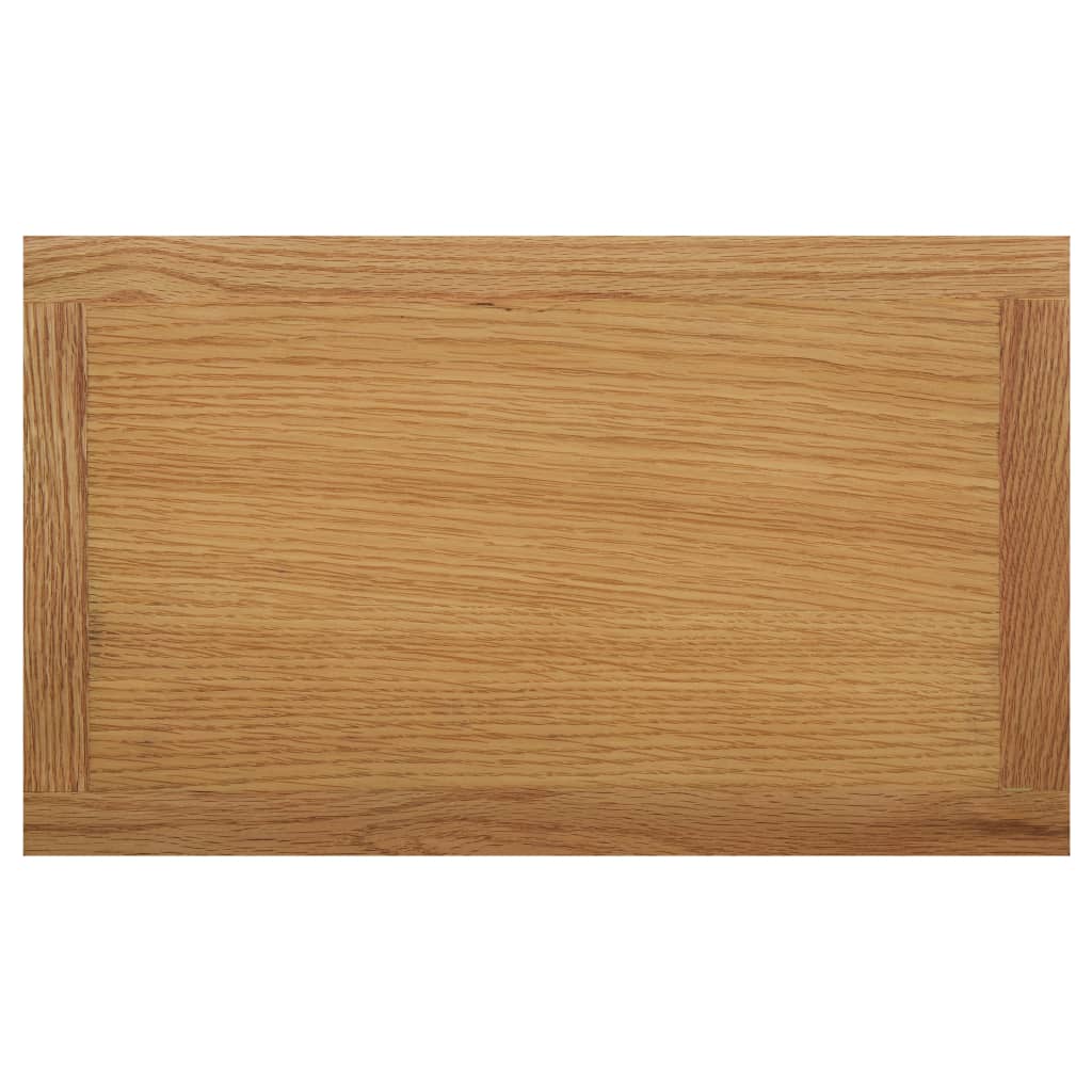 Mesa Revistero Madera Maciza De Roble 45x27x42 Cm_2