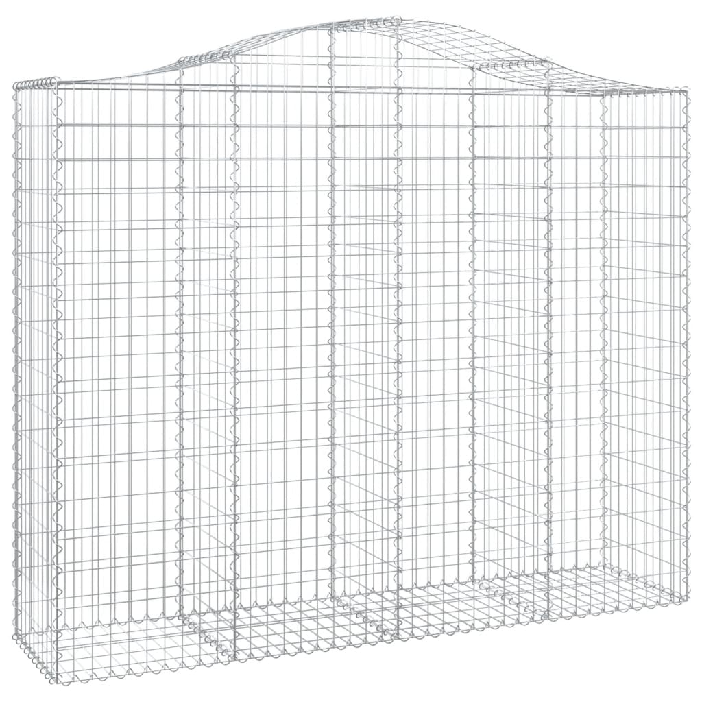 Cestas Gaviones 13 Uds Forma De Arco Hierro 200x50x160/180 Cm_2