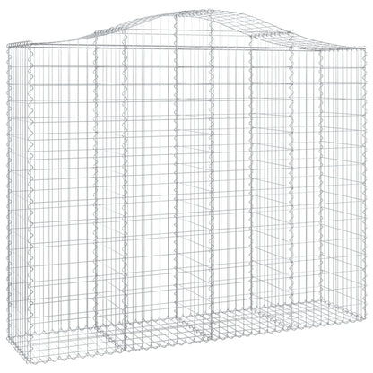 Cestas Gaviones 13 Uds Forma De Arco Hierro 200x50x160/180 Cm_2