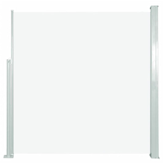 Vidaxl Toldo Lateral Retráctil De Jardín Crema 140x300 Cm_0