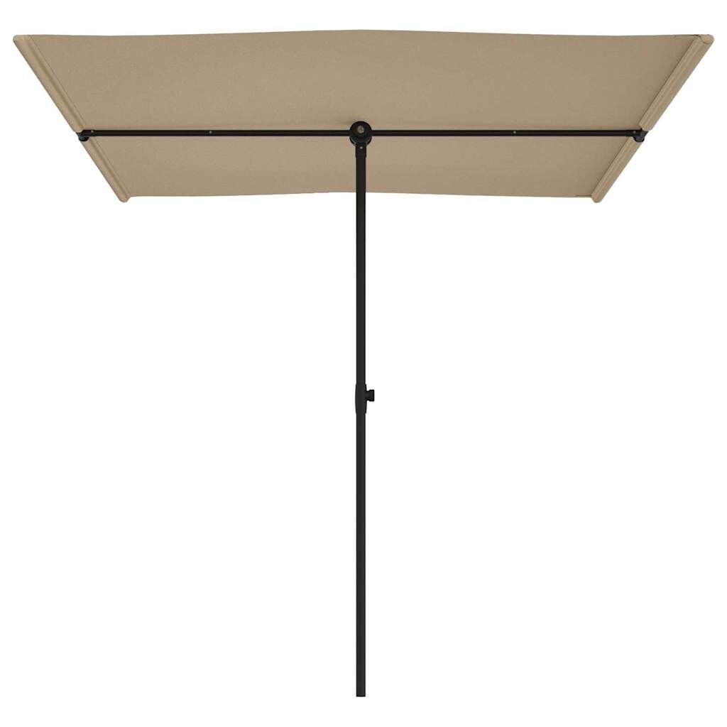 Vidaxl Sombrilla De Jardín Con Palo De Aluminio Taupe 2x1,5 M_3