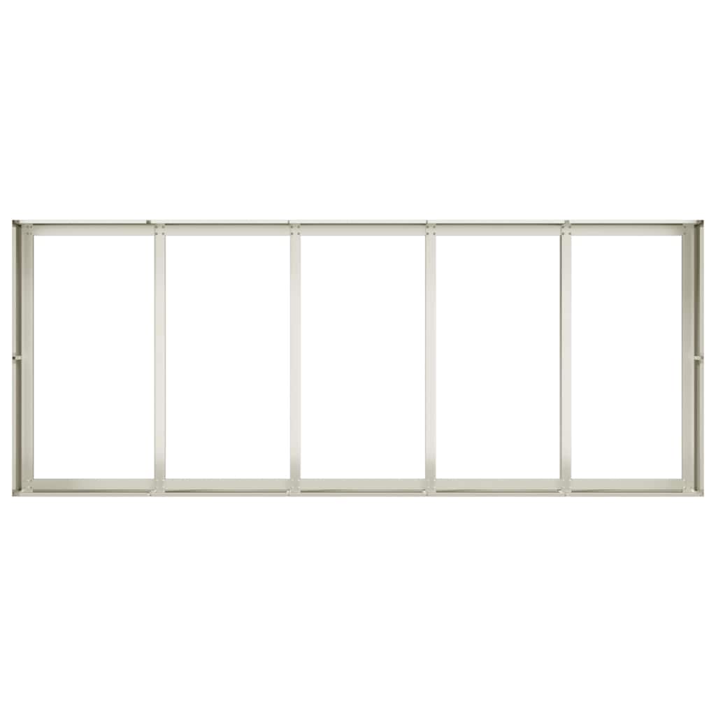 Jardinera Acero Blanco 200x80x40 Cm_4
