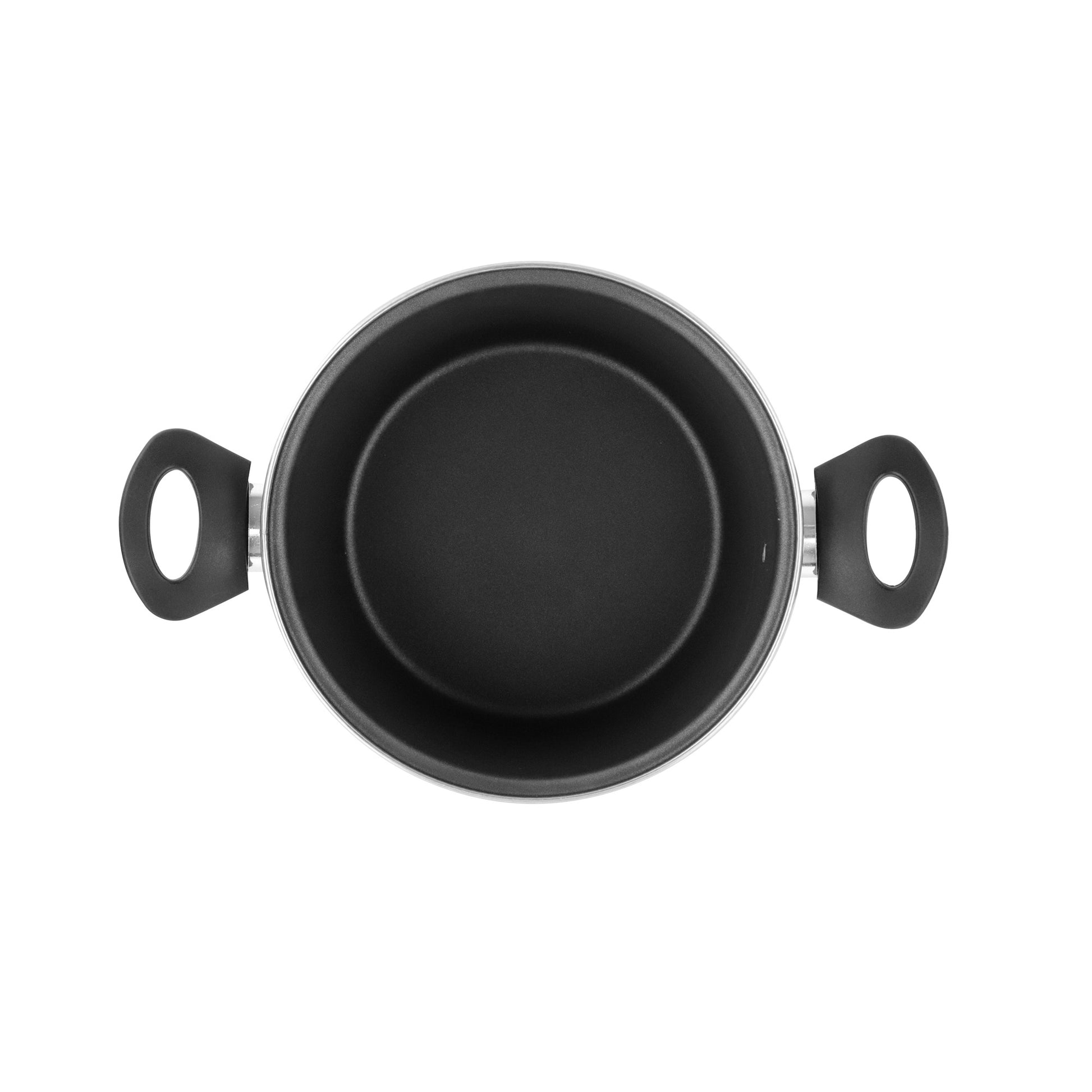 Olla Alta 'sr' Ø20cm Con Tapa Vidrio Rojo Magefesa