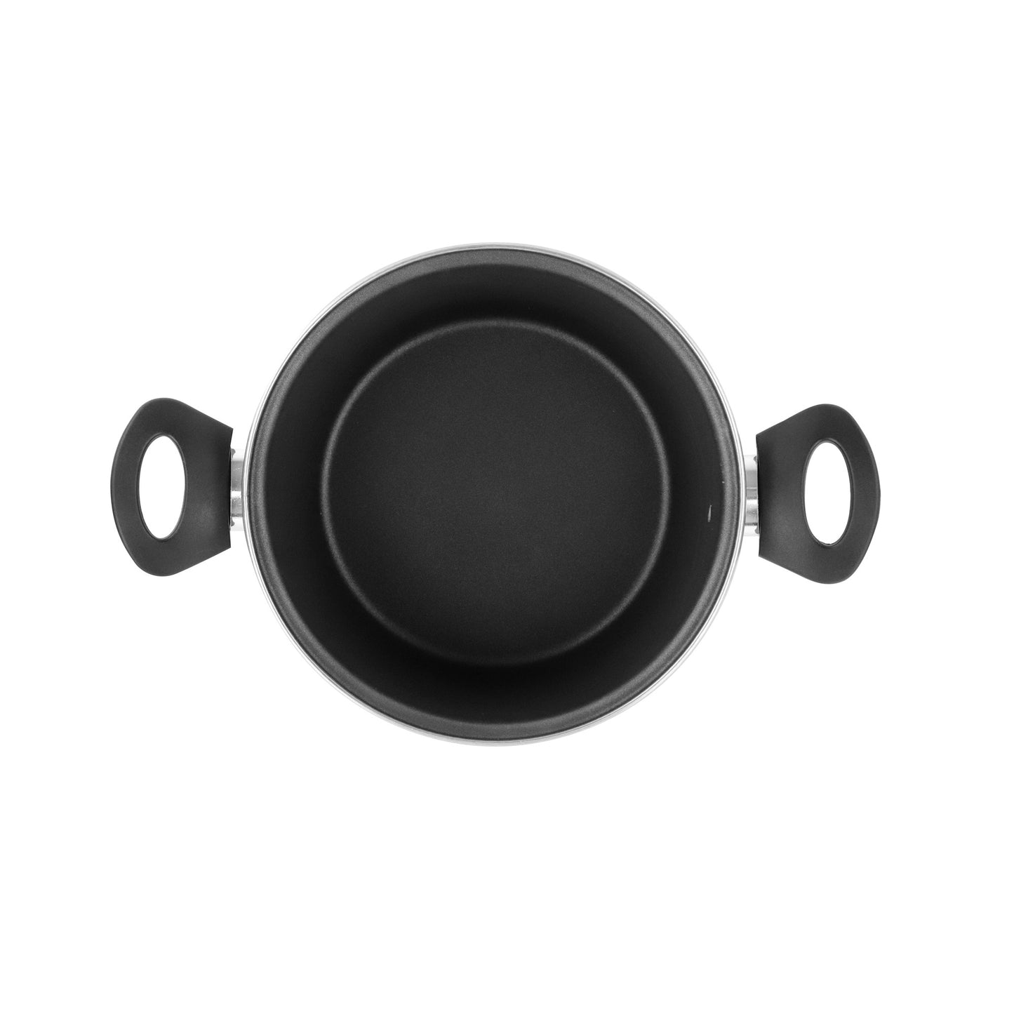 Olla Alta 'sr' Ø18cm Con Tapa Vidrio Rojo Magefesa