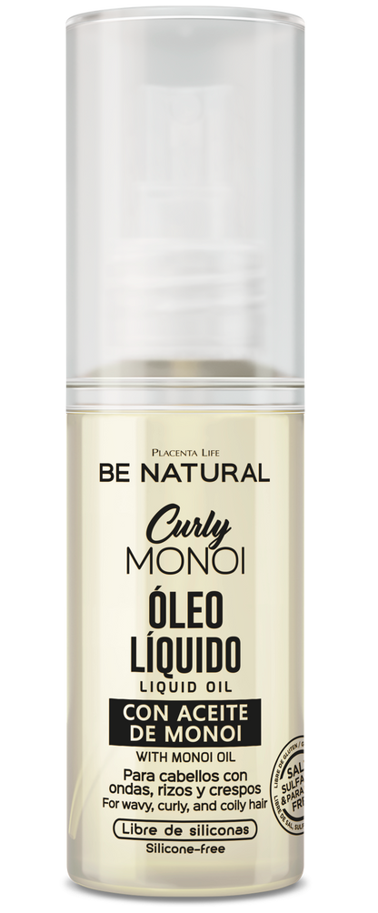 Placenta Life Be Natural Curly Monoi Óleo Liquido Caja 50ml_0
