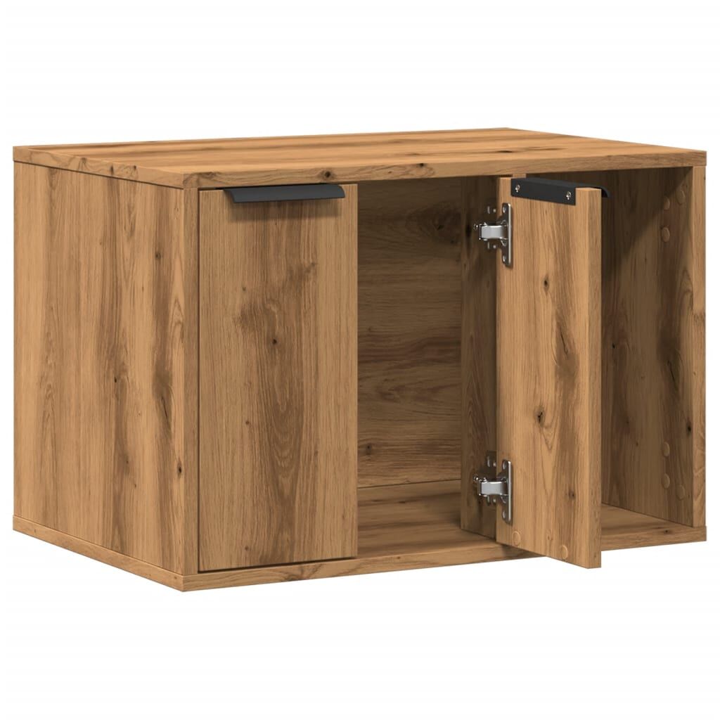 Vidaxl Mueble Arenero Para Gatos Madera Ingeniería Artisian 60x40x40cm_3