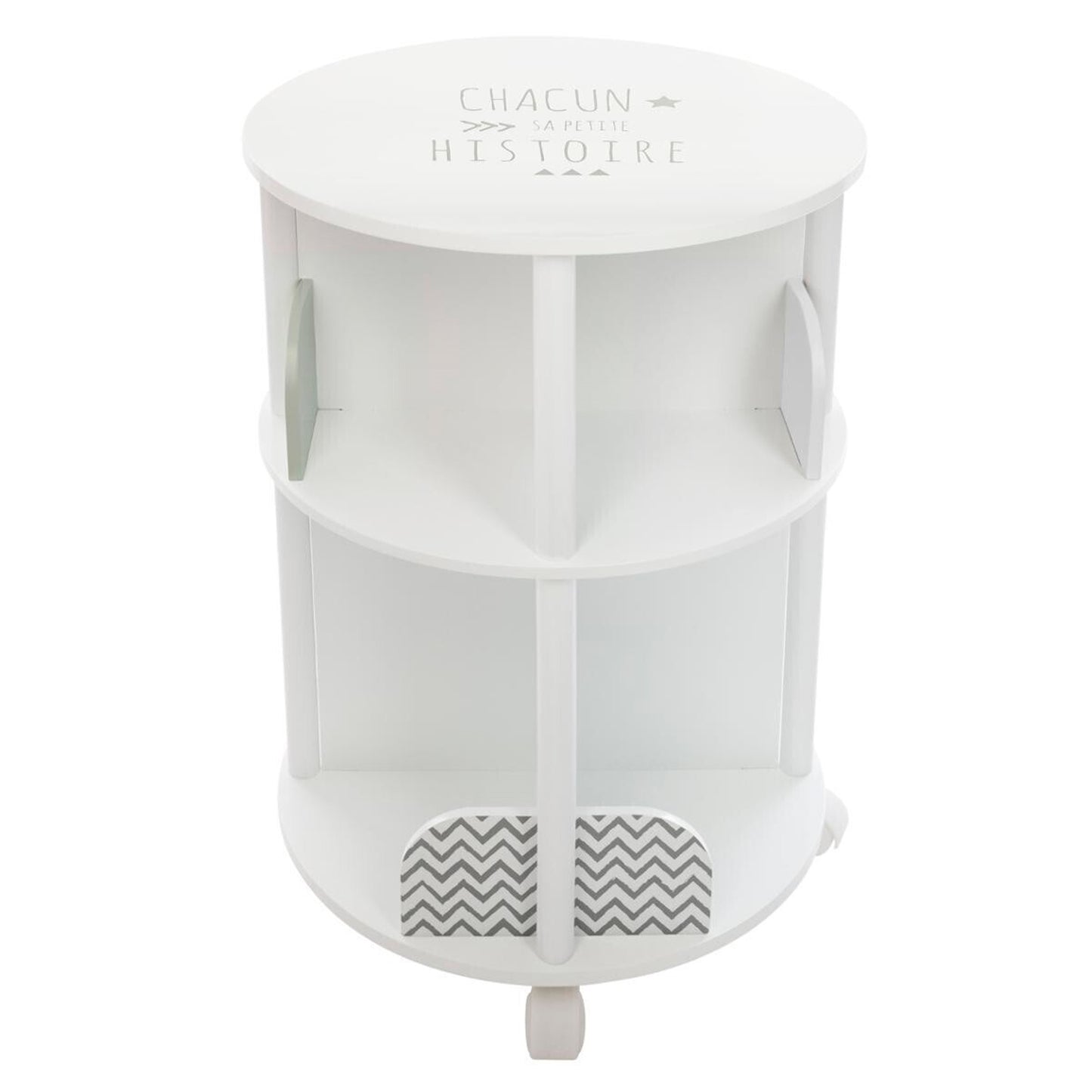 Well Home Librero Redondo Gris Infantil Ø40x59cm