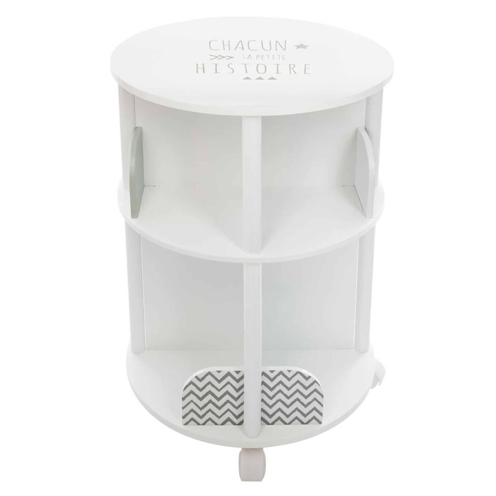 Well Home Librero Redondo Gris Infantil Ø40x59cm