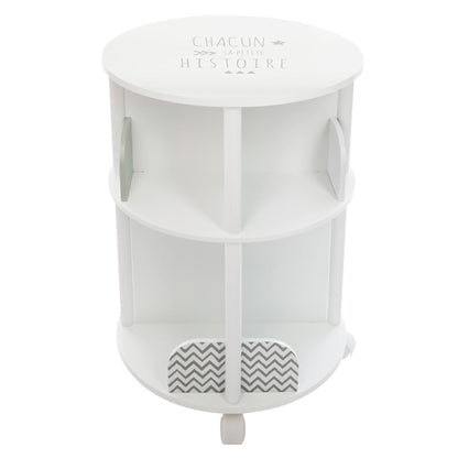 Well Home Librero Redondo Gris Infantil Ø40x59cm