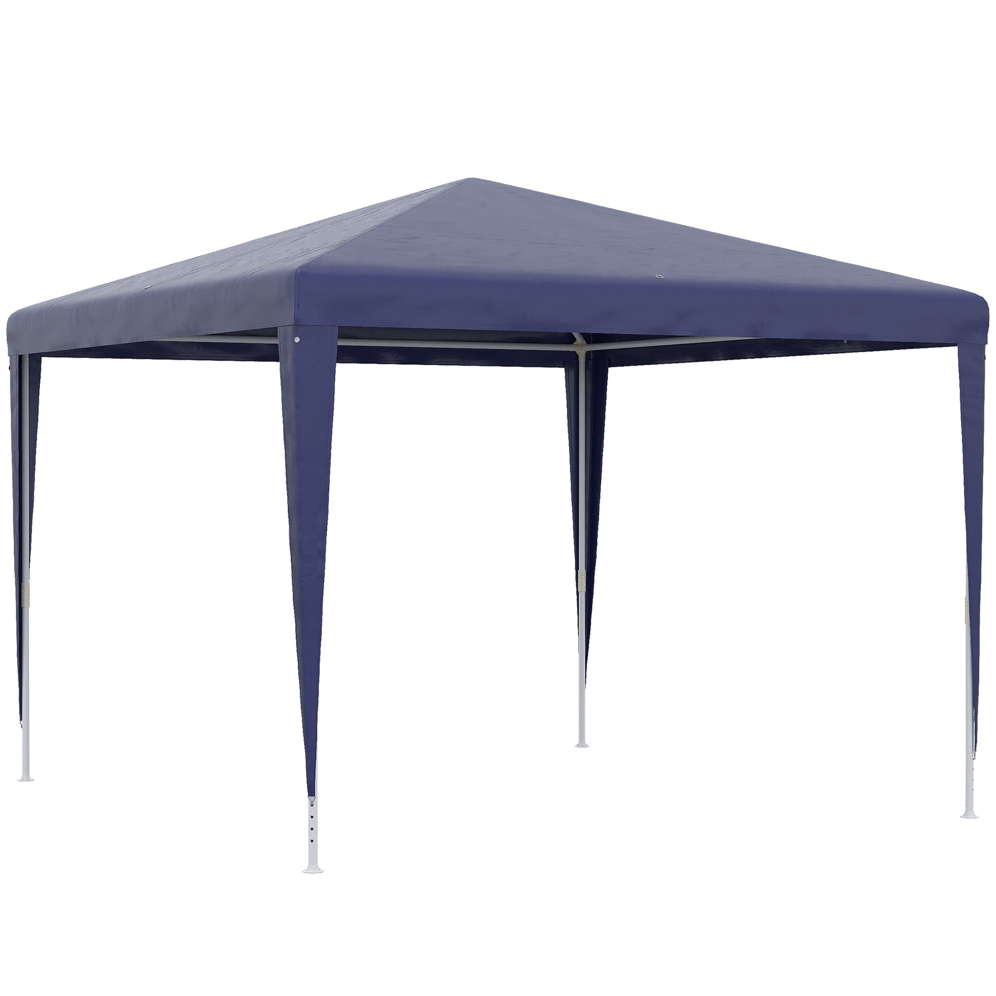 Outsunny Carpa Desmontable 3x3 M Con 4 Orificios De Drenaje Y Marco De Metal_0