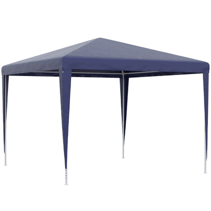 Outsunny Carpa Desmontable 3x3 M Con 4 Orificios De Drenaje Y Marco De Metal_0