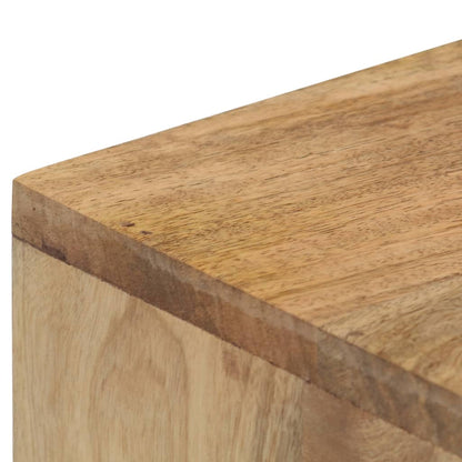 Mesa Consola De Madera Maciza De Mango 90x45x75 Cm_3