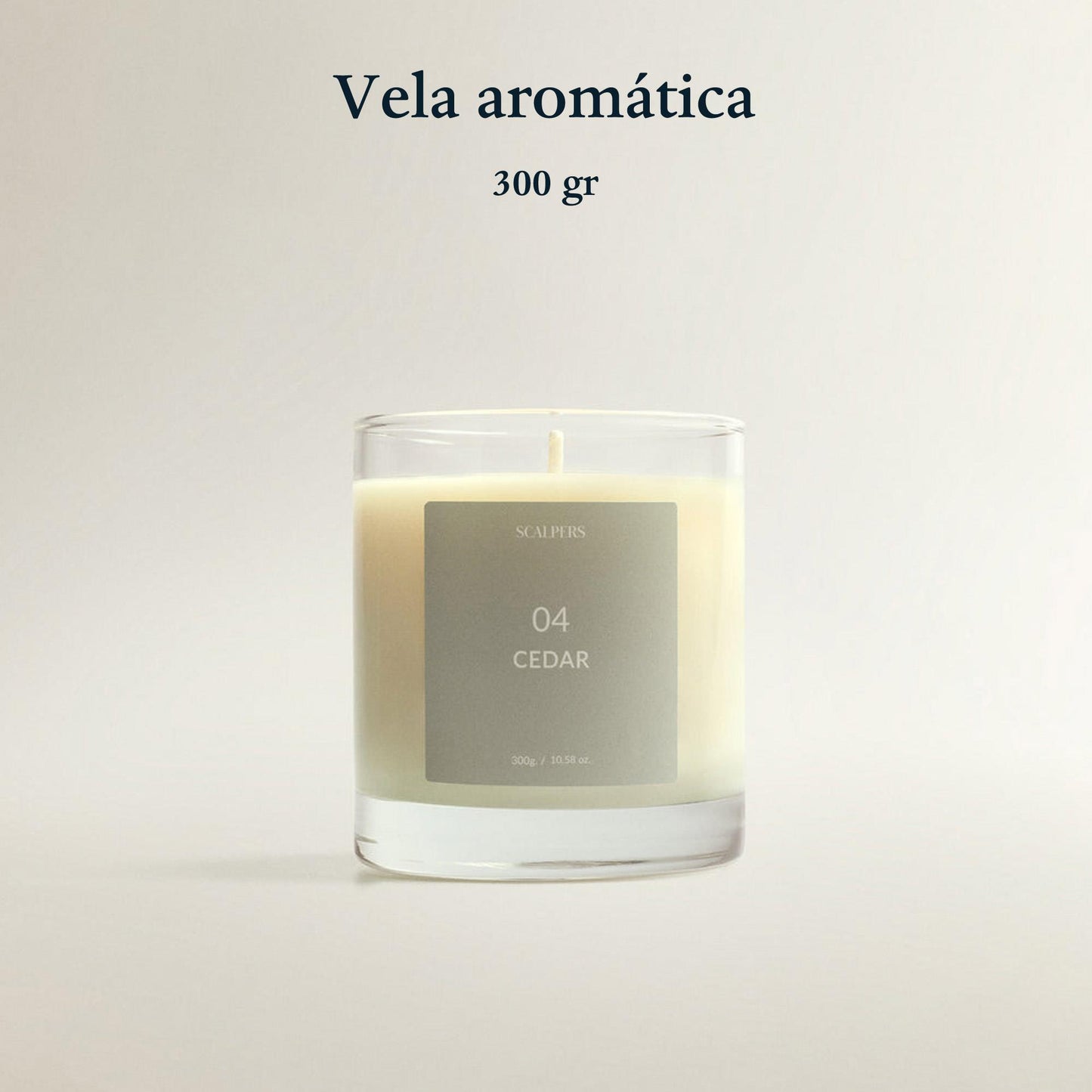 Vela Aromática 300gr Cedro Scalpers_1
