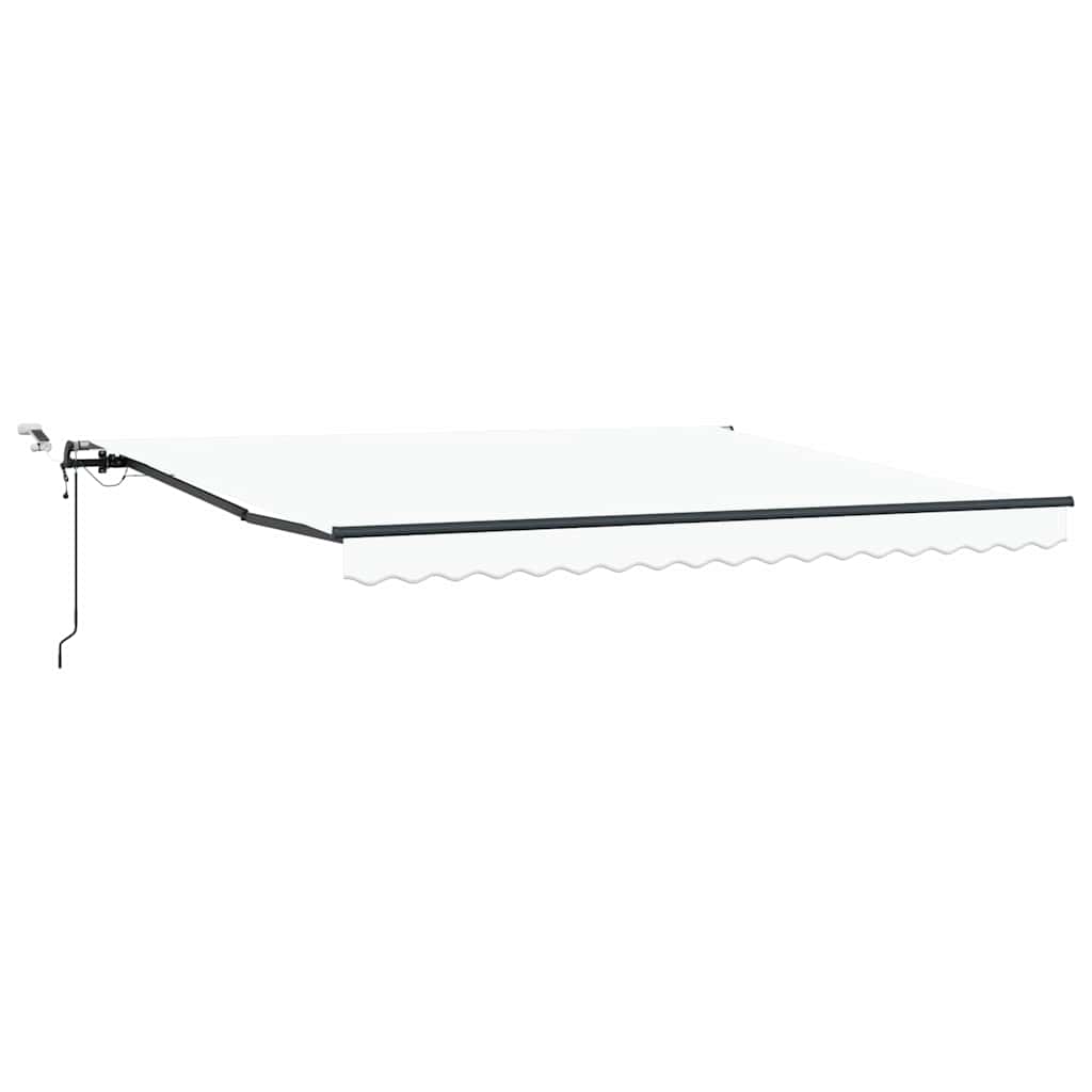 Toldo Retráctil Blanco 400 X 300 Cm Poliéster_0