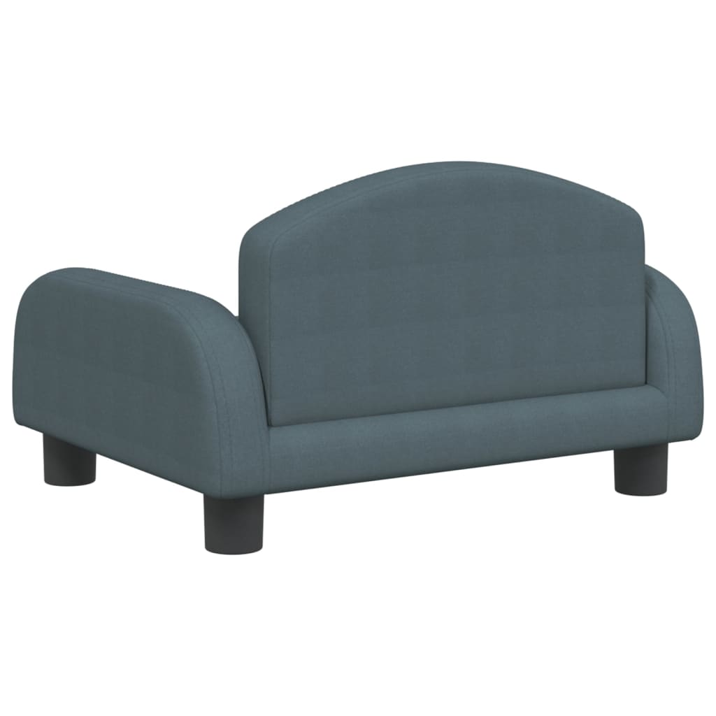 Cama Para Perros De Tela Gris Oscuro 50x40x30 Cm / Vetonek_0