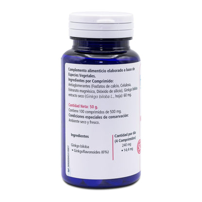 H4U Ginkgo Biloba 100 comprimidos de 500 mg