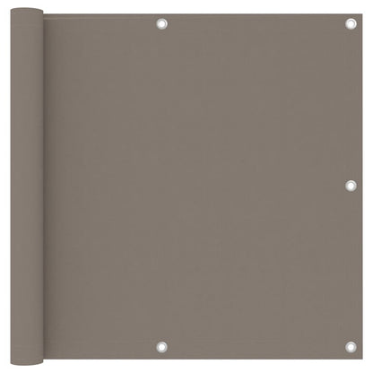 Vidaxl Toldo Para Balcón De Tela Oxford Gris Taupé 90x600 Cm_0
