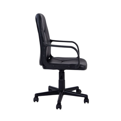 Silla De Oficina Génesis Tapizado, Negro, 55 X 87-96 X 45_1