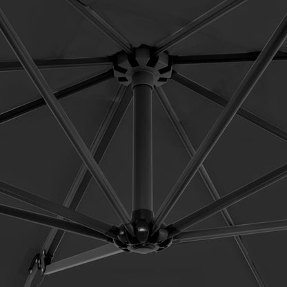 Vidaxl Sombrilla Jardín Voladiza Palo De Aluminio Antracita 250x250 Cm_4